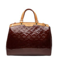 Louis Vuitton Monogram Vernis Blair GM Handbag Rouge Fauvist Wine Red Patent