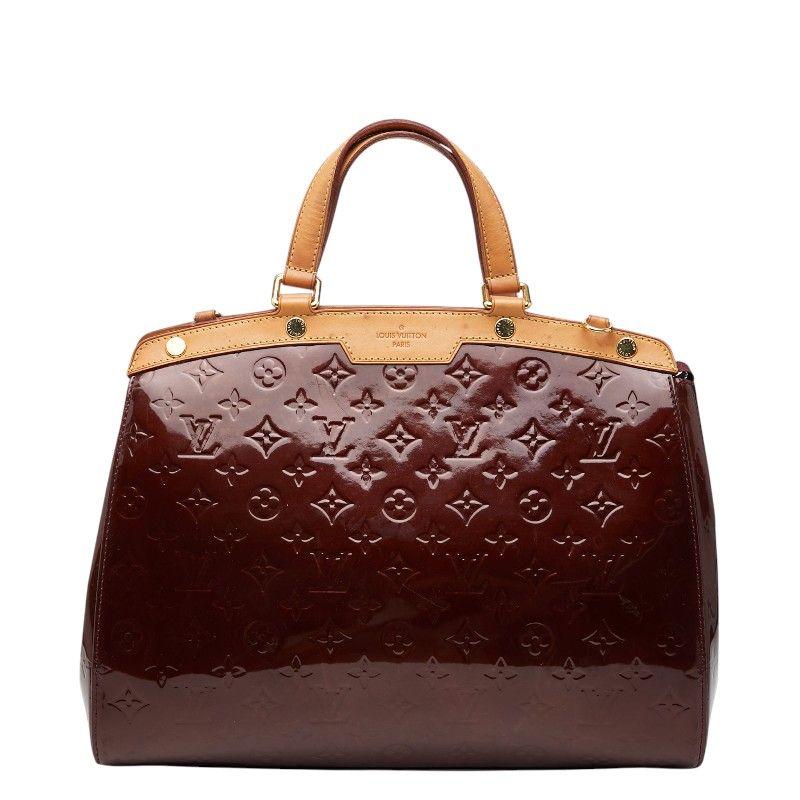 Louis Vuitton Monogram Vernis Blair GM Handbag Rouge Fauvist Wine Red Patent