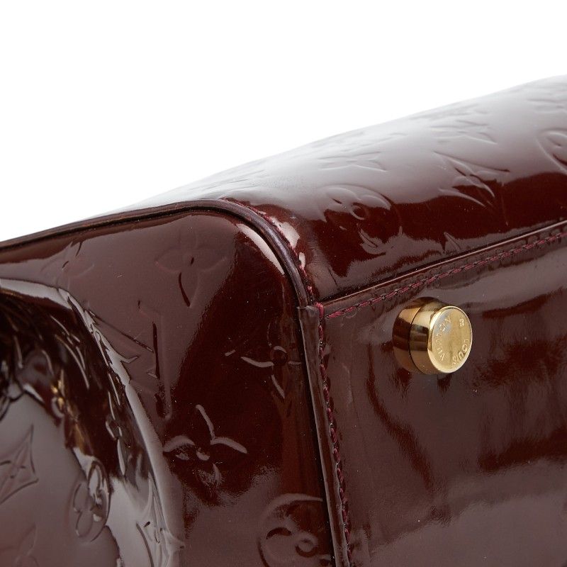 Louis Vuitton Monogram Vernis Blair GM Handbag Rouge Fauvist Wine Red Patent — view 7