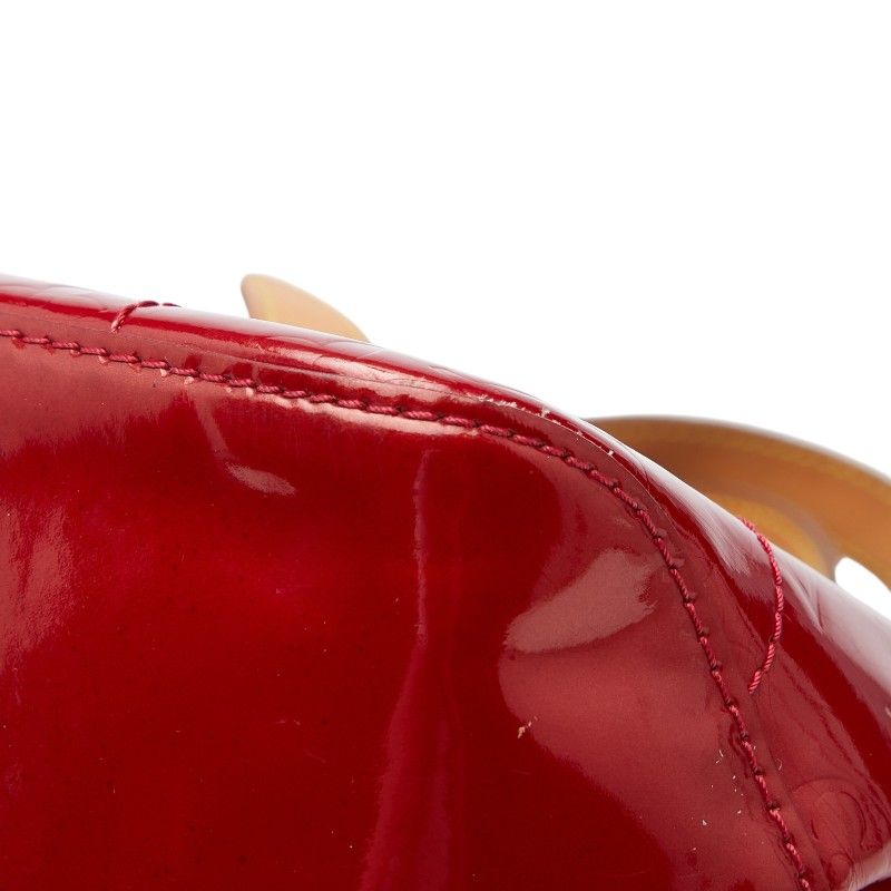 Louis Vuitton Monogram Vernis Rosewood Avenue Handbag Pomme D'amour Red Patent — view 6