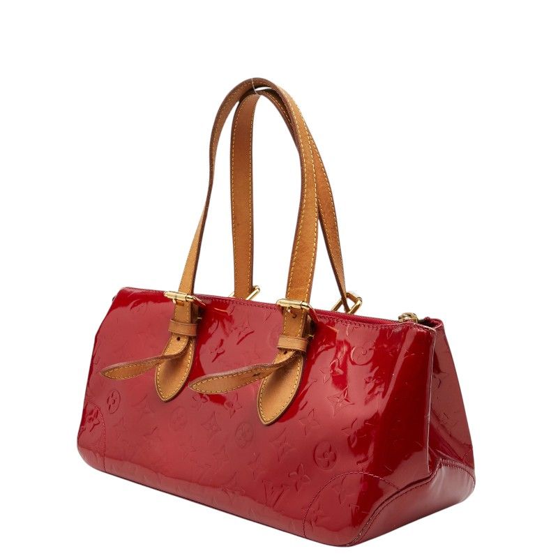 Louis Vuitton Monogram Vernis Rosewood Avenue Handbag Pomme D'amour Red Patent — view 2