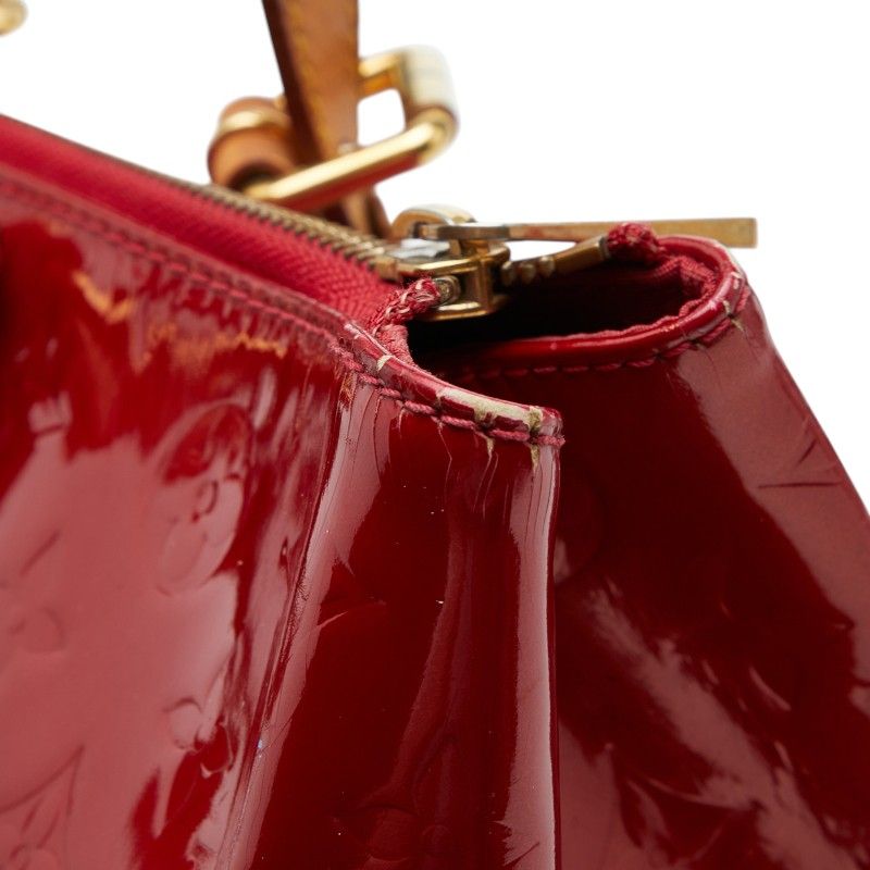 Louis Vuitton Monogram Vernis Rosewood Avenue Handbag Pomme D'amour Red Patent — view 9
