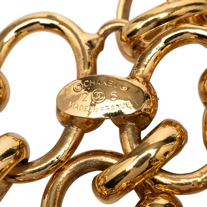 Chanel CC Logo Chain Bracelet Gold Plated — view 4