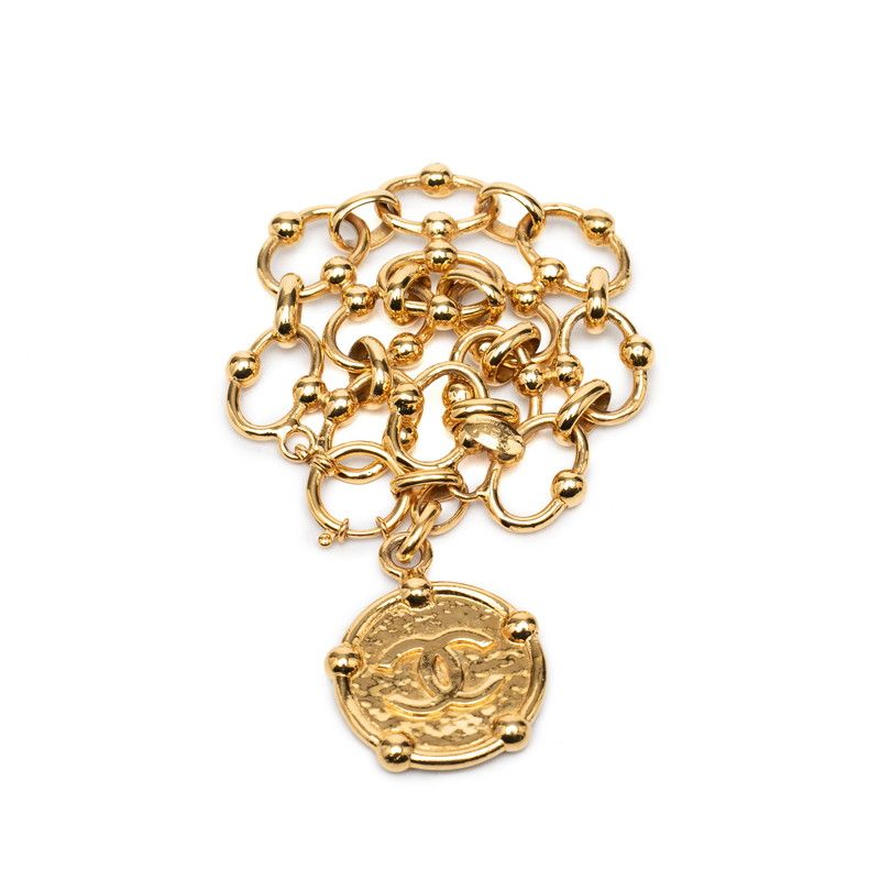 Chanel CC Logo Chain Bracelet Gold Plated — view 2
