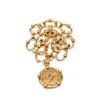 Chanel CC Logo Chain Bracelet Gold Plated — view 2