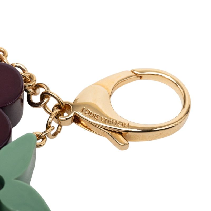 Louis Vuitton Bijou Sac Playtime Bag Charm Key Holder Gold Multicolor Plated — view 3