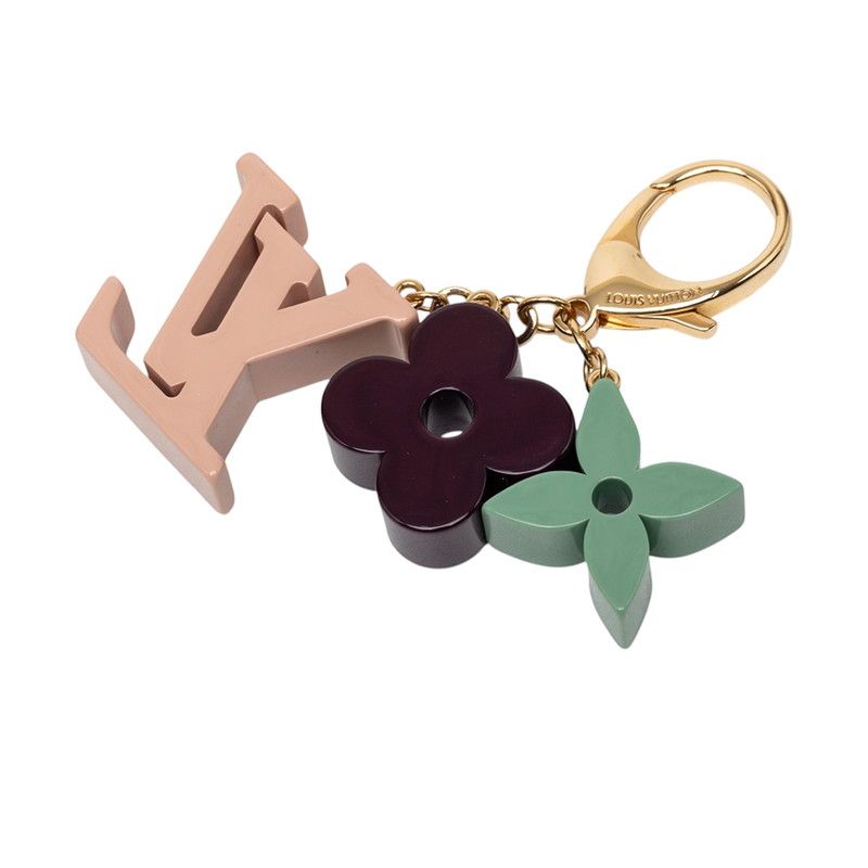 Louis Vuitton Bijou Sac Playtime Bag Charm Key Holder Gold Multicolor Plated — view 2