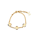 Louis Vuitton Bracelet Gambling Gold Purple Plated
