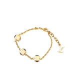 Louis Vuitton Bracelet Gambling Gold Purple Plated — view 2
