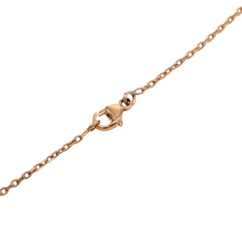 Hermes Irene Necklace Gold Pink Plated Enamel — view 4