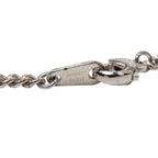 Louis Vuitton Pendant LV Trunk Necklace Silver Metal — view 4