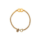 Celine Double Circle Bracelet Gold Plated — view 3