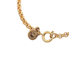 Celine Double Circle Bracelet Gold Plated — view 5