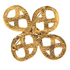 Chanel CC Logo Vintage Brooch Gold Plated — view 2