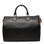 Louis Vuitton Epi Speedy 30 Mini Boston Bag Noir Black Leather