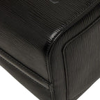 Louis Vuitton Epi Speedy 30 Mini Boston Bag Noir Black Leather — view 6