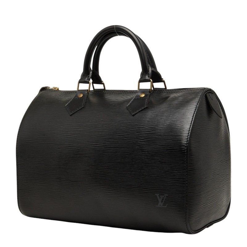 Louis Vuitton Epi Speedy 30 Mini Boston Bag Noir Black Leather — view 2