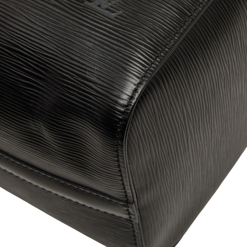 Louis Vuitton Epi Speedy 30 Mini Boston Bag Noir Black Leather — view 8