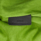 Loewe Anagram Terry Cloth Drawstring Pouch Green Pile Leather — view 9