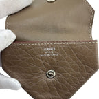 Hermes Coin Purse Levain Quatre Leather Case Gray — view 8