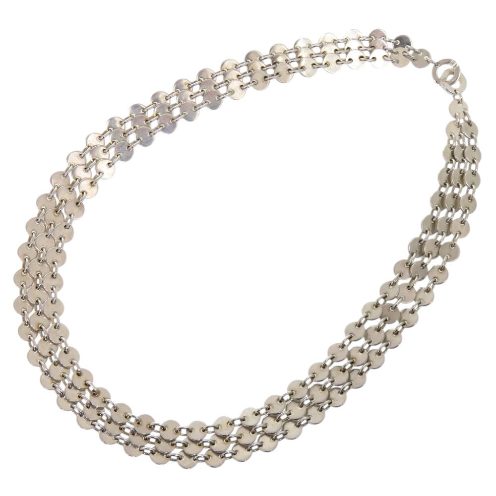 Hermes Confetti Vintage 925 Sterling Silver Necklace