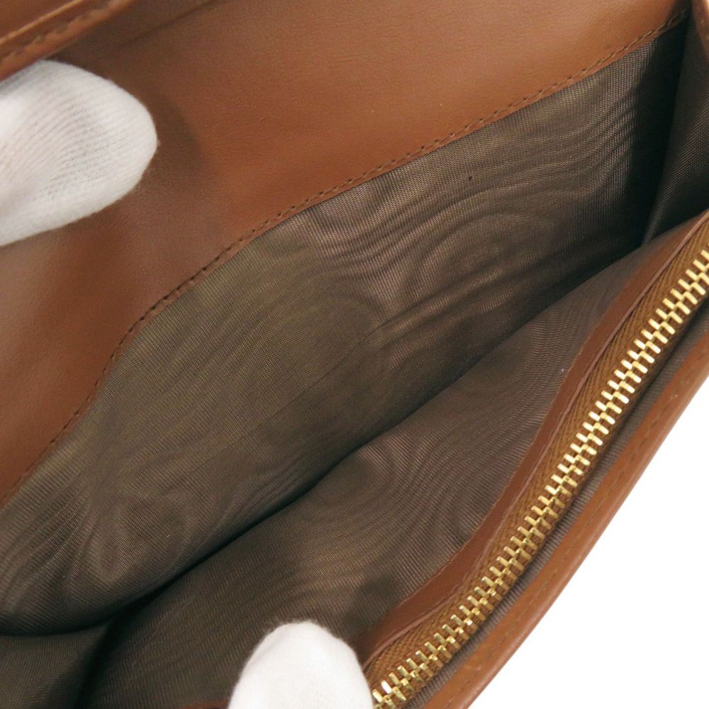 Prada City Cover Leather Brown Wallet — view 6