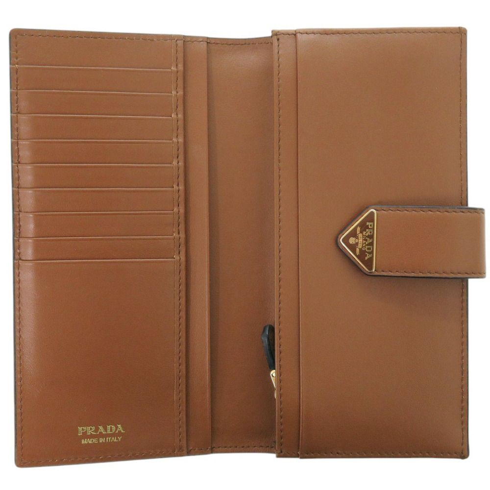 Prada City Cover Leather Brown Wallet — view 5