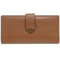 Prada City Cover Leather Brown Wallet