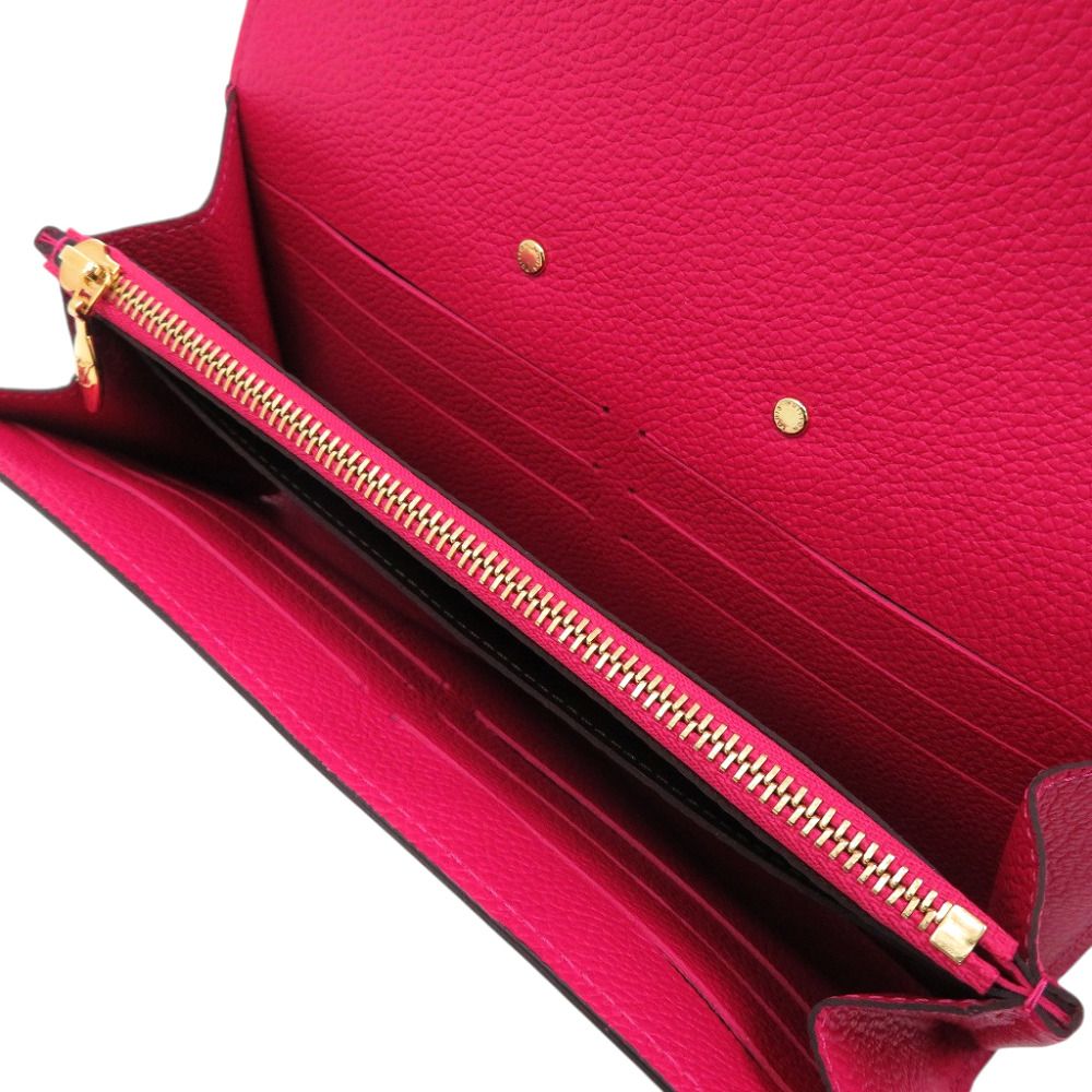 Louis Vuitton Portefeuille Pallas Monogram Canvas Brown Pink Wallet — view 6