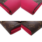 Louis Vuitton Portefeuille Pallas Monogram Canvas Brown Pink Wallet — view 4