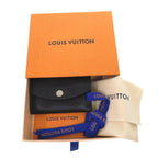 Louis Vuitton Portefeuille Iris XS Monogram Mahina Noir Trifold Wallet Black — view 2