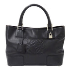 Loewe Bag Handbag Justa Leather Black
