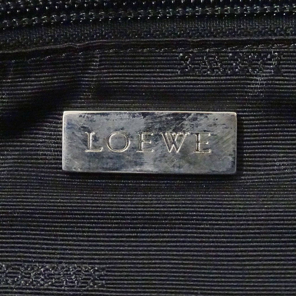Loewe Bag Handbag Justa Leather Black — view 6
