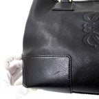 Loewe Bag Handbag Justa Leather Black — view 9