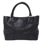 Loewe Bag Handbag Justa Leather Black — view 2