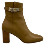 Hermes Short Boots 36 Saint Germain Brown Kelly Silver Leather — view 4