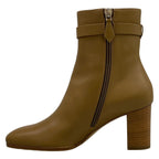 Hermes Short Boots 36 Saint Germain Brown Kelly Silver Leather — view 3