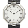 Dior Watch White Black Stainless Steel Leather