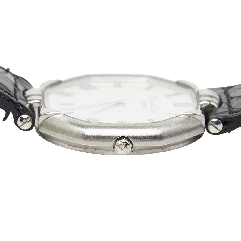 Dior Watch White Black Stainless Steel Leather — view 3