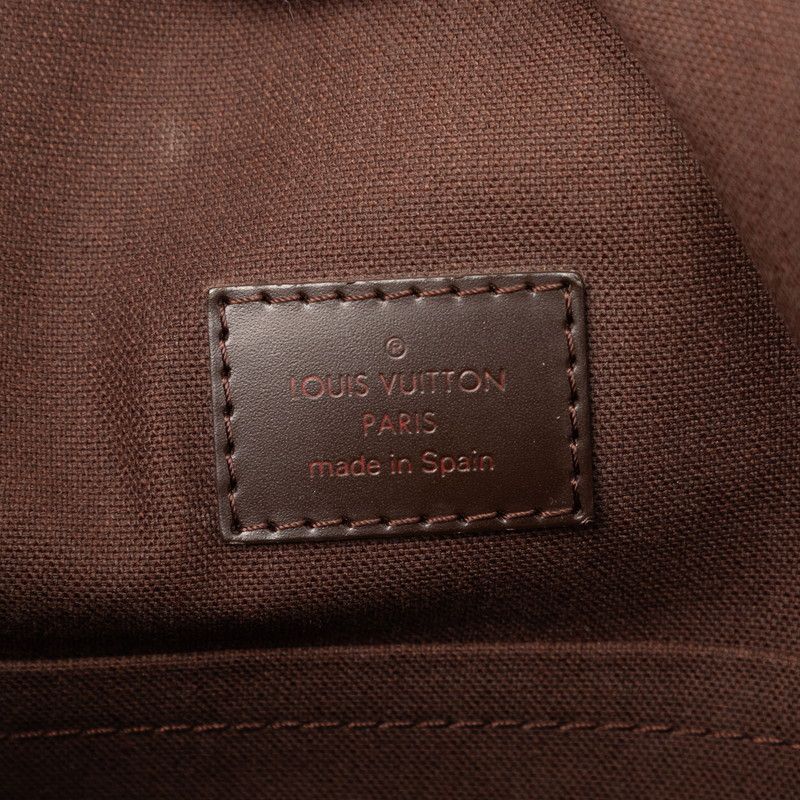 Louis Vuitton Damier Brooklyn MM Crossbody Shoulder Bag Brown Leather — view 5