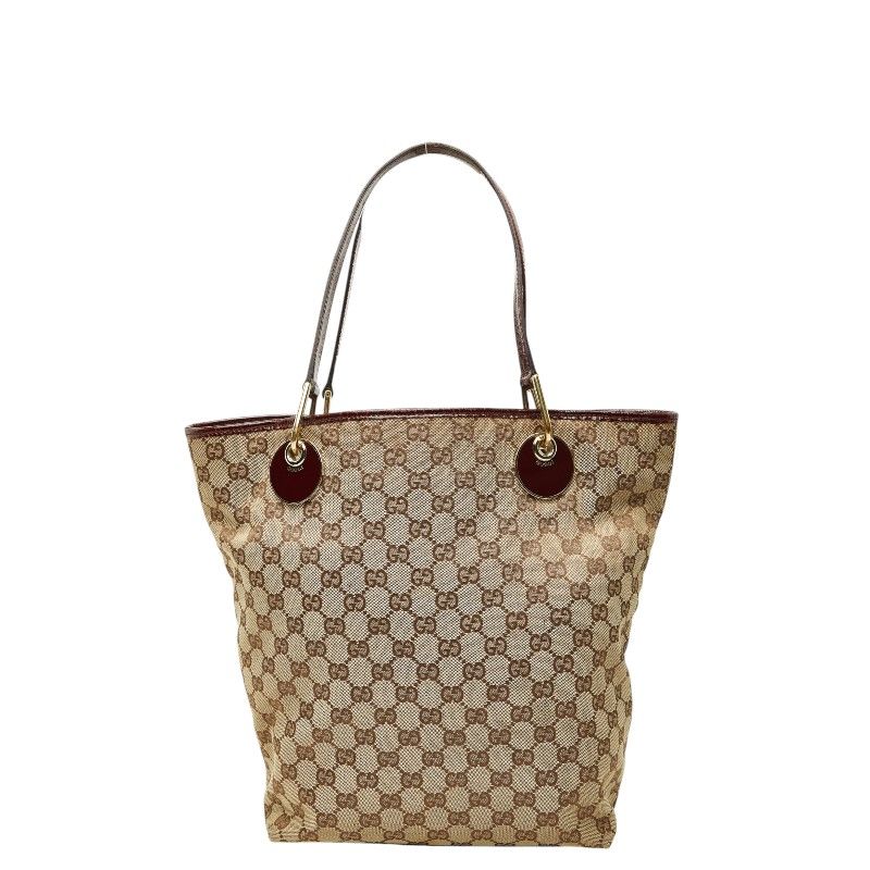 Gucci GG Canvas Tote Brown