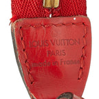 Louis Vuitton Epi Pochette Pouch Handbag Castilian Red Leather — view 7