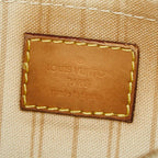 Louis Vuitton Damier Azur Neverfull MM Pouch White Leather — view 9