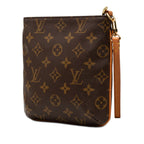 Louis Vuitton Monogram Partition Pouch Brown Leather — view 2