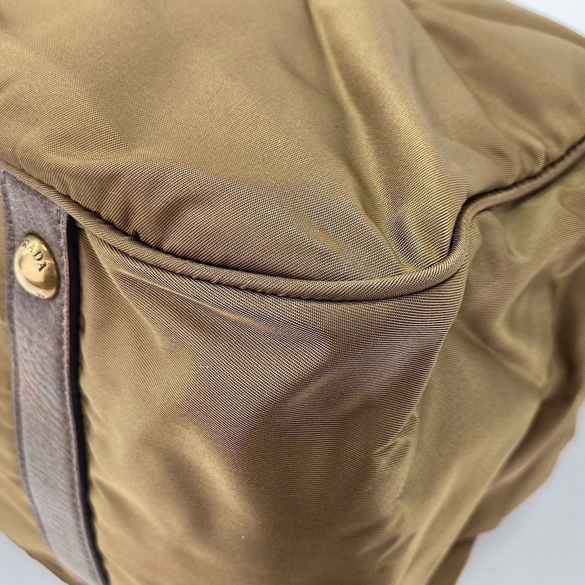 Prada Tote Tessuto Brown — view 8