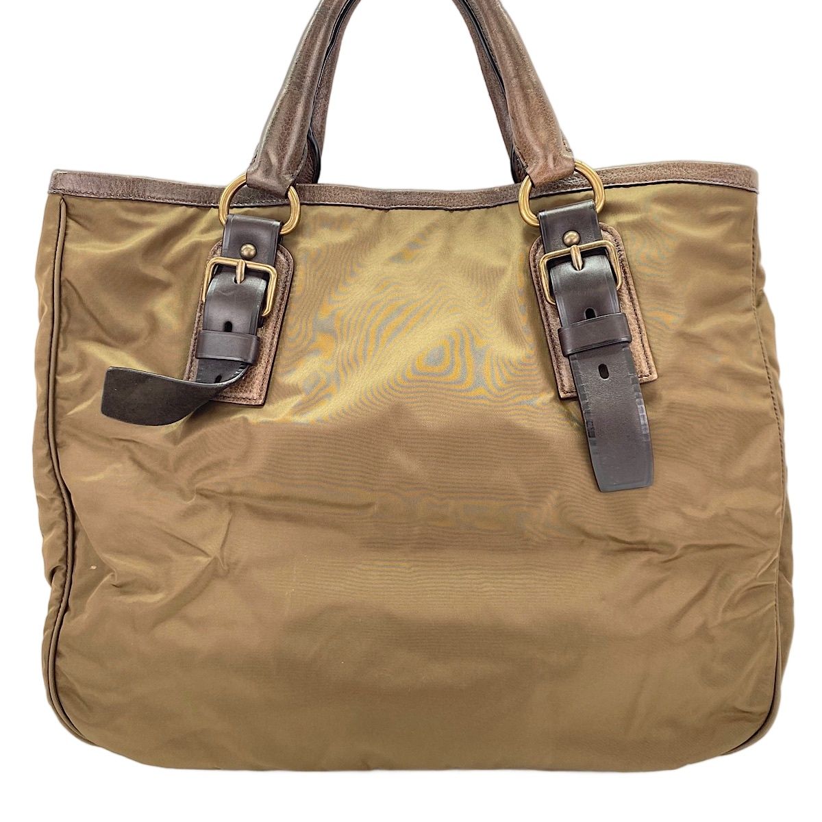 Prada Tote Tessuto Brown — view 3