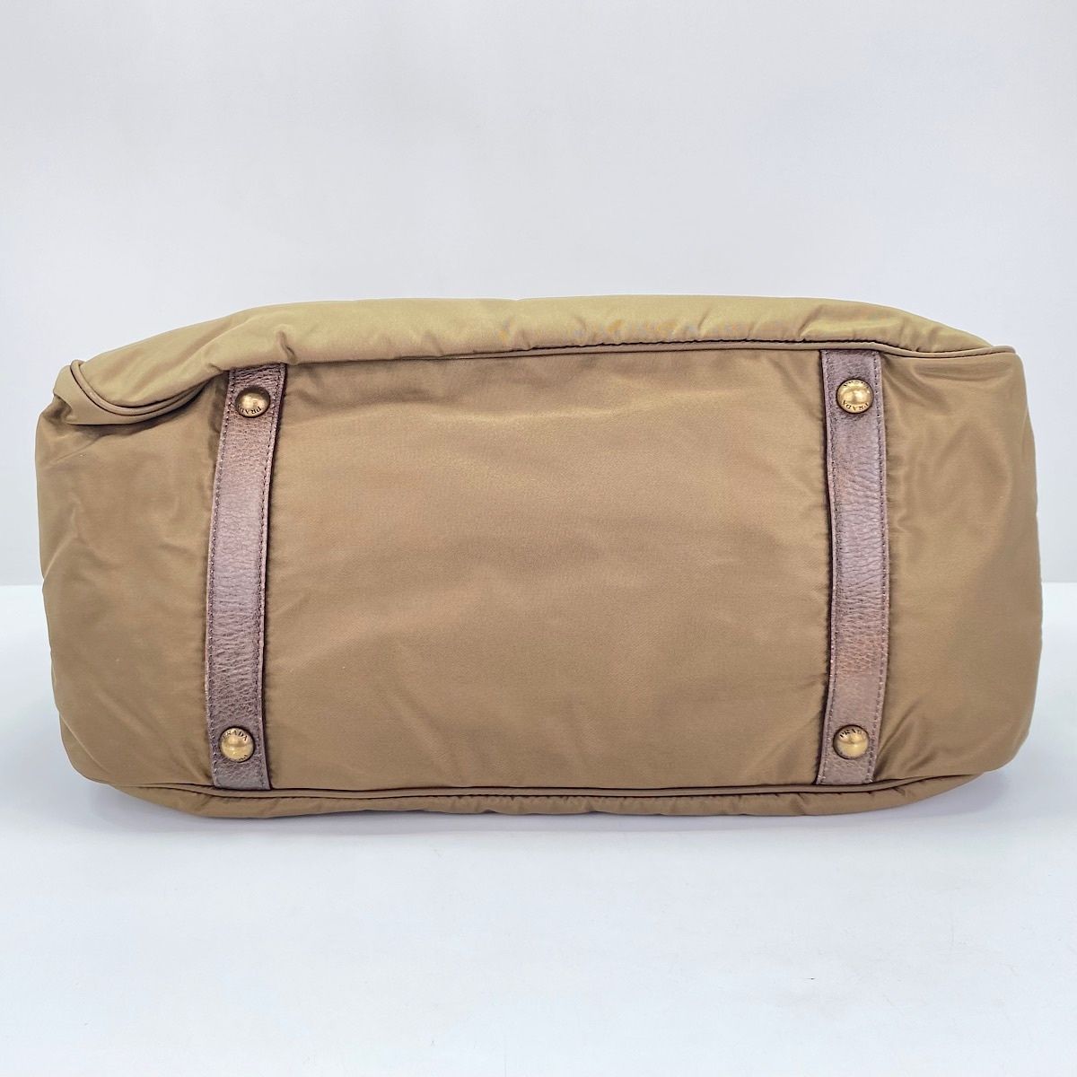 Prada Tote Tessuto Brown — view 7