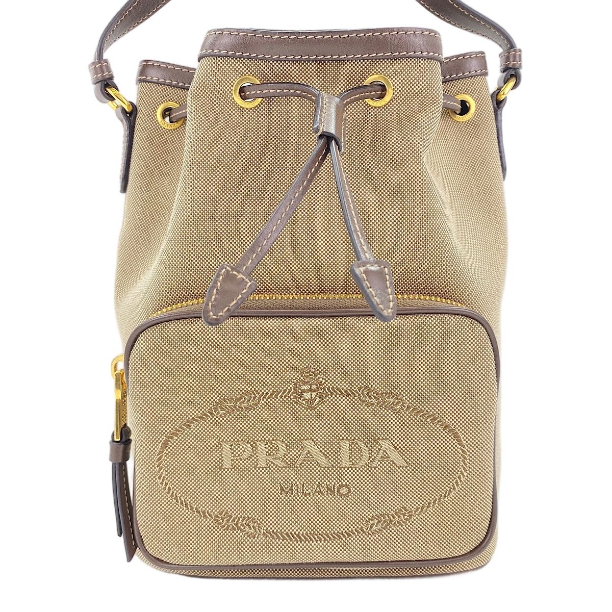 Prada Handbag Duet Logo Jacquard 2-Way — view 2