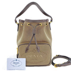 Prada Handbag Duet Logo Jacquard 2-Way