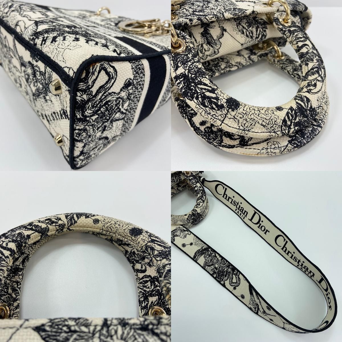 Dior Handbag Lady Embroidery 2-Way — view 9